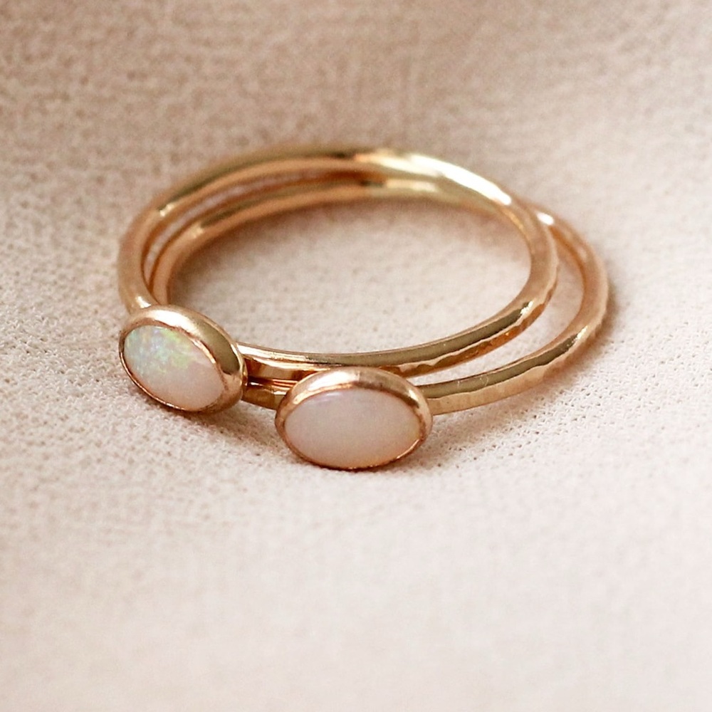 Gold Opal Ring
